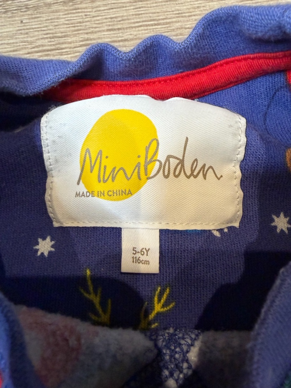 Mini Boden Holiday Sweatshirt 5–6Y Santa Snowman Reindeer Christmas Top Unisex - Picture 3 of 7